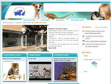 Tablet Screenshot of cabinet-veterinaire-du-point-du-jour.com